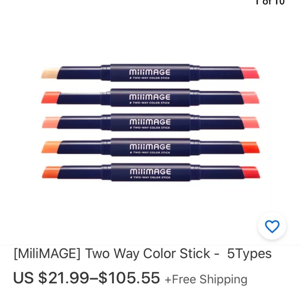 Milinage two way color stick in woody brown